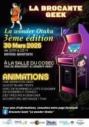 La Brocante Geek - La Wonder Otaku à Longwy-Haut - Événement à Longwy-Haut