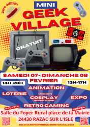 Mini Geek Village 2026 à Razac-sur-l’Isle - Événement à Razac-sur-l’Isle
