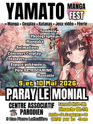 Yamato Manga Fest - Paray-le-Monial 2026 - Événement à Paray-le-Monial