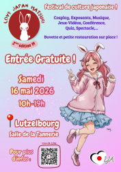 Love Japan Matsuri 2026 - Événement à Lutzelbourg
