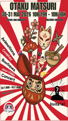 Otaku Matsuri à Bellerive-sur-Allier 2026 - Bellerive-sur-Allier, Auvergne-Rhône-Alpes