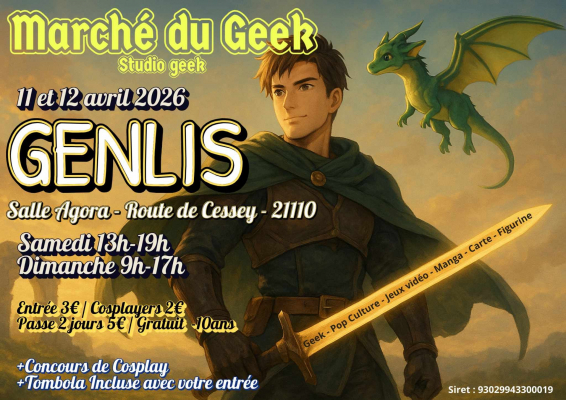 Marché du Geek - Genlis - Genlis, Bourgogne-Franche-Comté