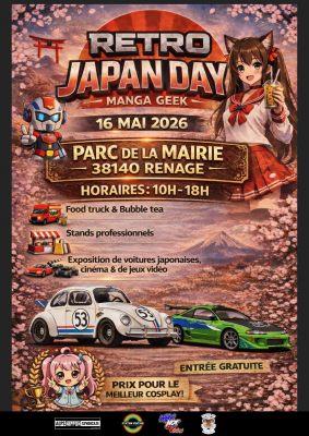 Retro Japan Day - Manga Geek 2026 - Renage, Auvergne-Rhône-Alpes