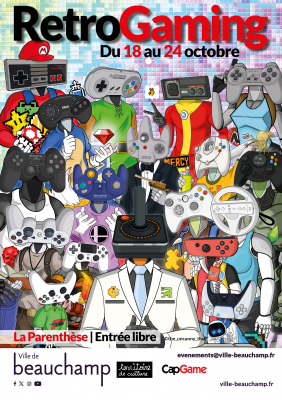 Retro Gaming 2025 Ville de Beauchamp - Beauchamp, Île-de-France