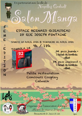 Salon Manga à Noyelles-Godault - 5ème édition - Noyelles-Godault, Hauts-de-France